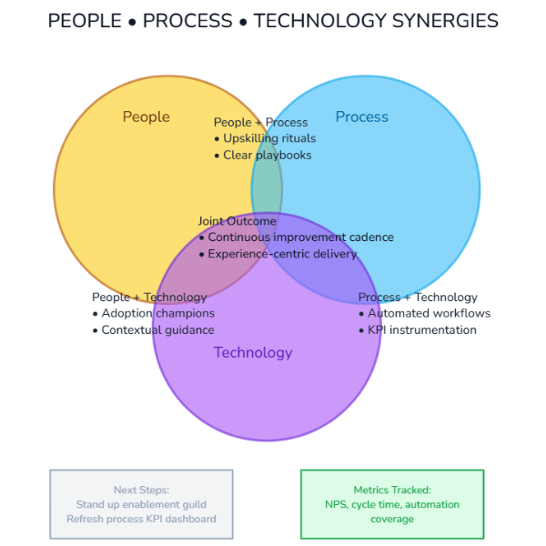 Operating Model Synergy Venn